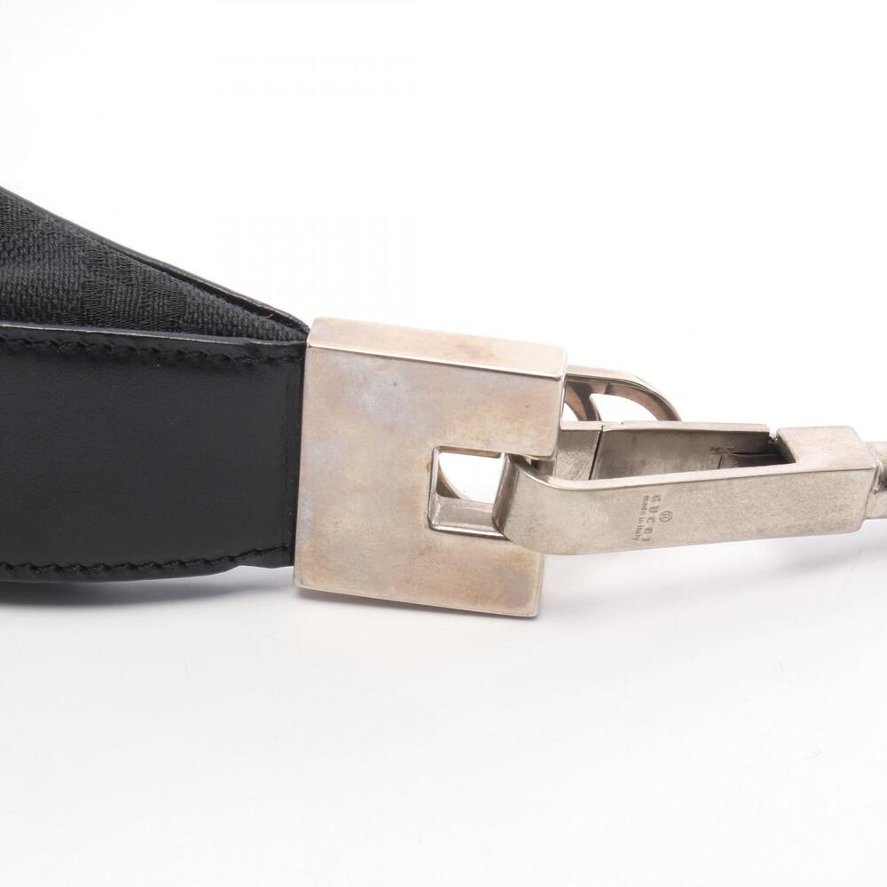 Gucci Leather Canvas Black Bag Shoulder - Picture 7 of 9